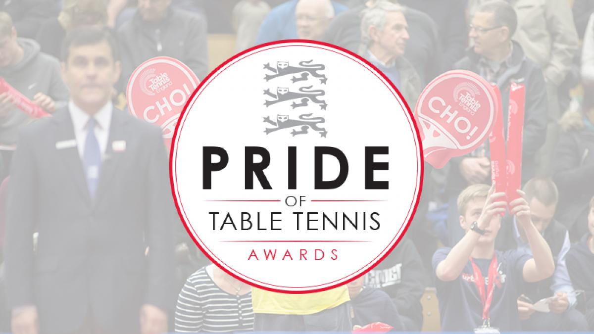Shortlist revealed for Pride of Table Tennis Awards